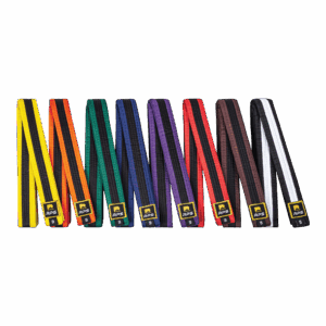 Striped Karate/Judo/TKD Belts